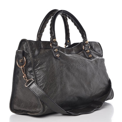 Balenciaga Agneau Giant 12 Rose Gold Hardware City Anthracite 4 of 10