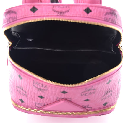 MCM Visetos Small Duke Backpack Pink 5 of 8