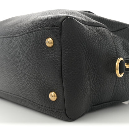 Prada Vitello Daino Bauletto Black 10 of 12
