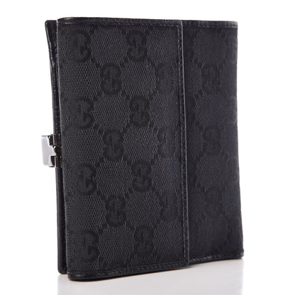 Gucci Monogram Bamboo Wallet Black 3 of 11