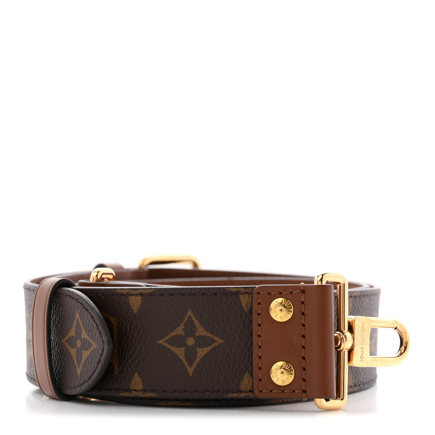 Louis Vuitton Monogram Adjustable Papillon Shoulder Strap Brown 1 of 4