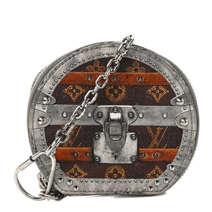 Louis Vuitton Transformed Monogram Time Trunks Micro Boite Chapeau Coin Purse Marron 1 of 6