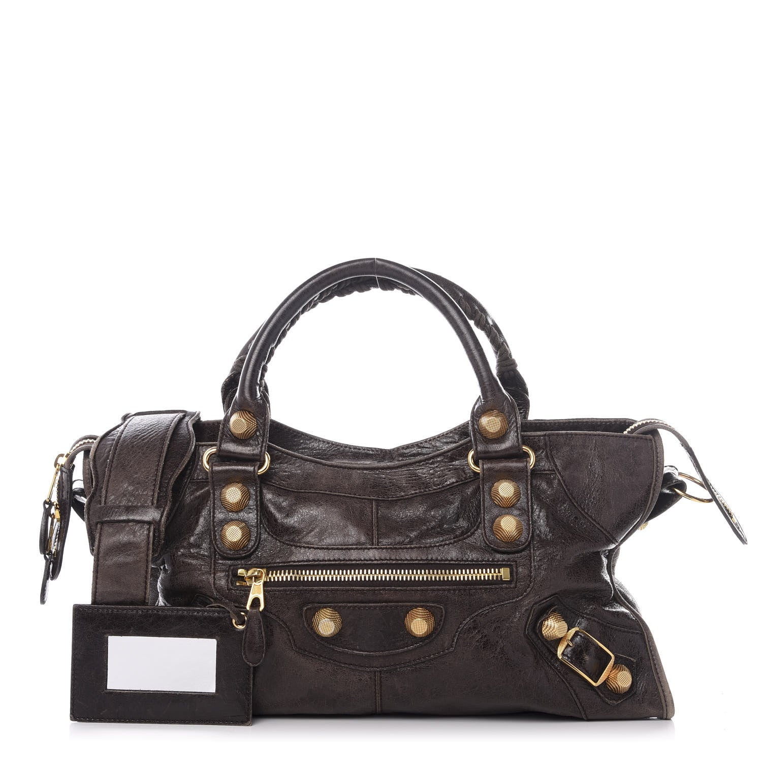 Balenciaga Chevre Giant 21 Gold Hardware Part Time Truffle 1 of 10