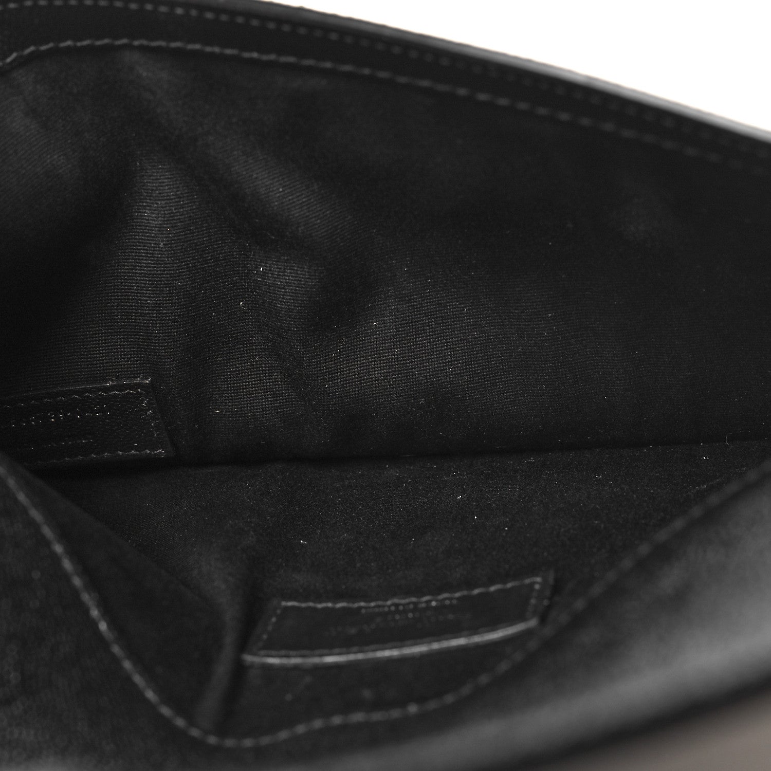 Saint Laurent Grain De Poudre Uptown Pouch Black 5 of 7