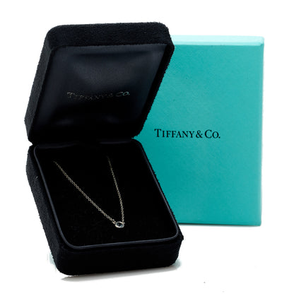 Tiffany Sterling Silver Aquamarine Elsa Peretti Color by the Yard Pendant Necklace 6 of 6