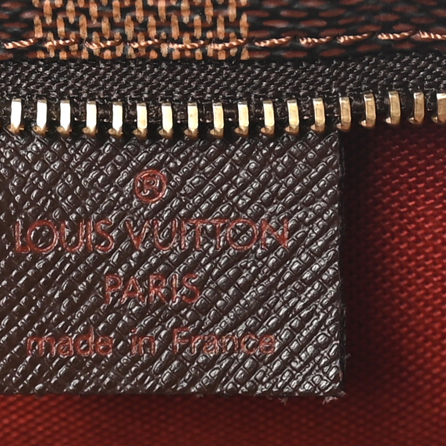 Damier Ebene Trousse Make Up Bag Pochette