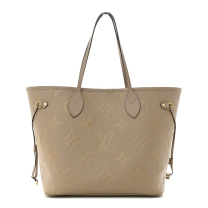 Louis Vuitton Empreinte Monogram Giant Neverfull MM Tourterelle 1 of 16