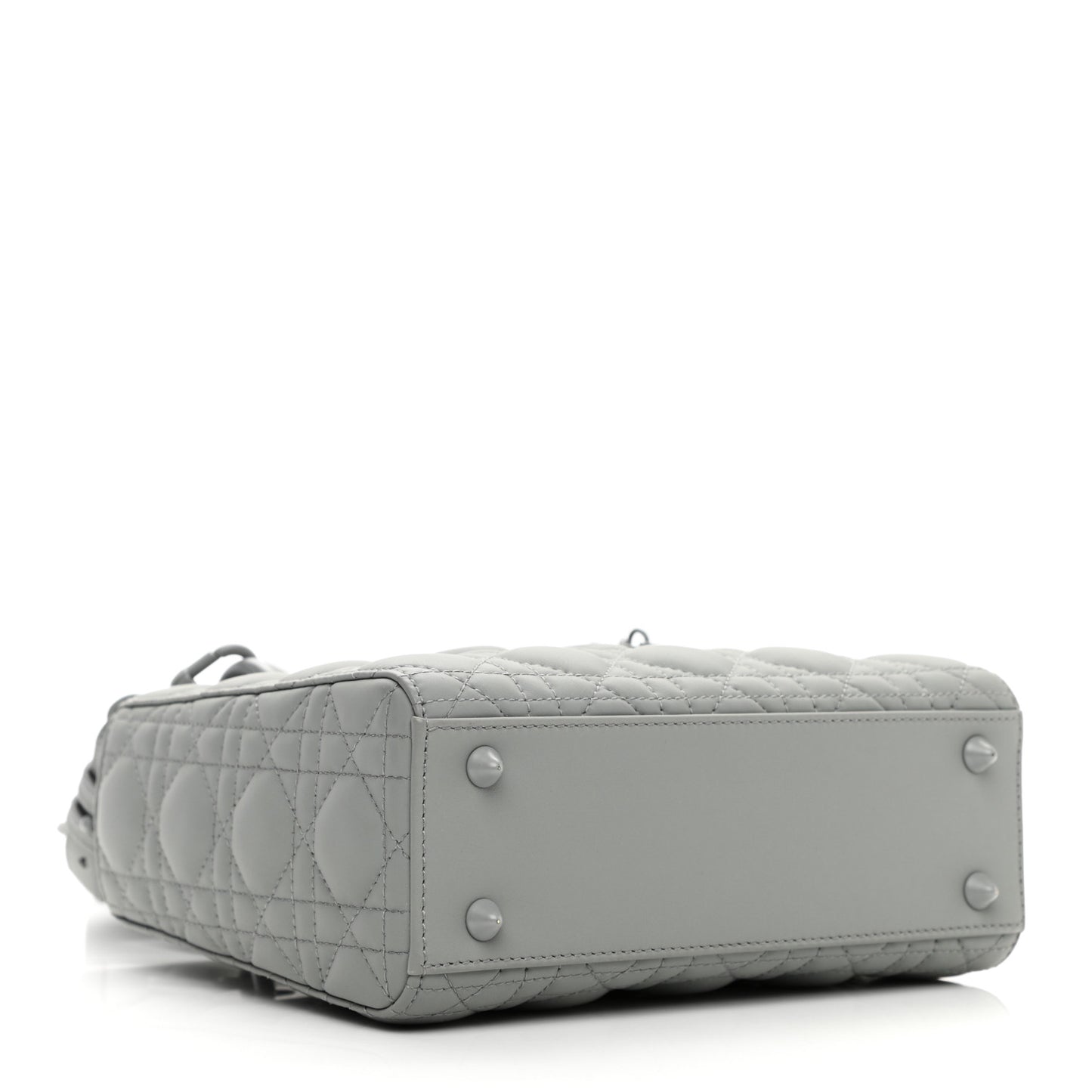 Ultra Matte Calfskin Cannage Small My ABCDior Lady Dior Gray