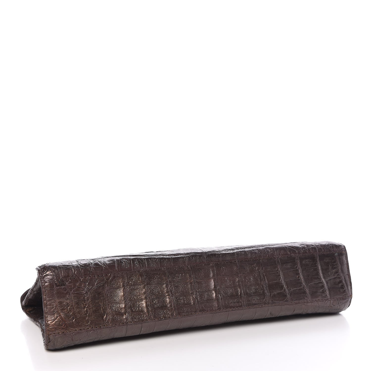 Nancy Gonzalez Crocodile Clutch Bronze 4 of 9