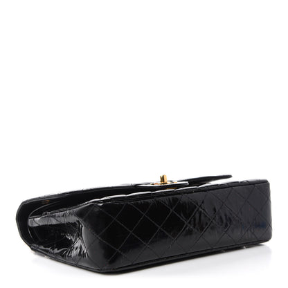 Chanel Patent Quilted Medium Double Flap Black 4 of 18