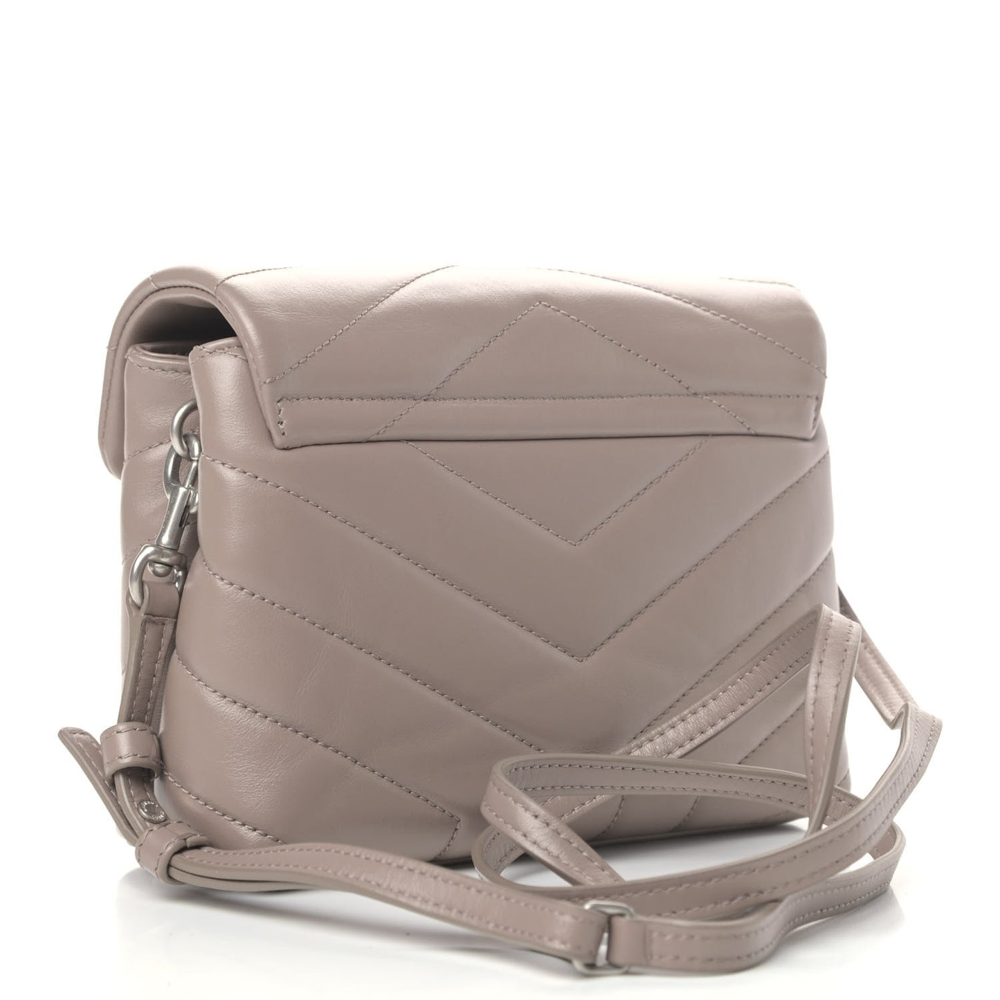 Calfskin Y Quilted Monogram Toy Loulou Crossbody Bag Light Natural