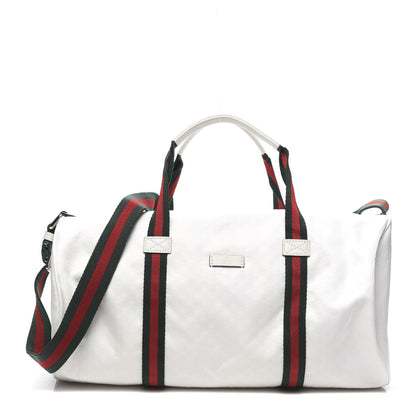 Gucci Nylon Microguccissima Gym Bag White 1 of 10