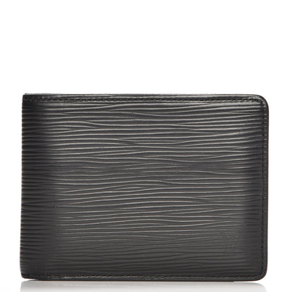 Louis Vuitton Epi Slender Wallet Black 1 of 9