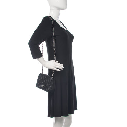 Chanel Lambskin Quilted Mini Square Flap Black 2 of 12