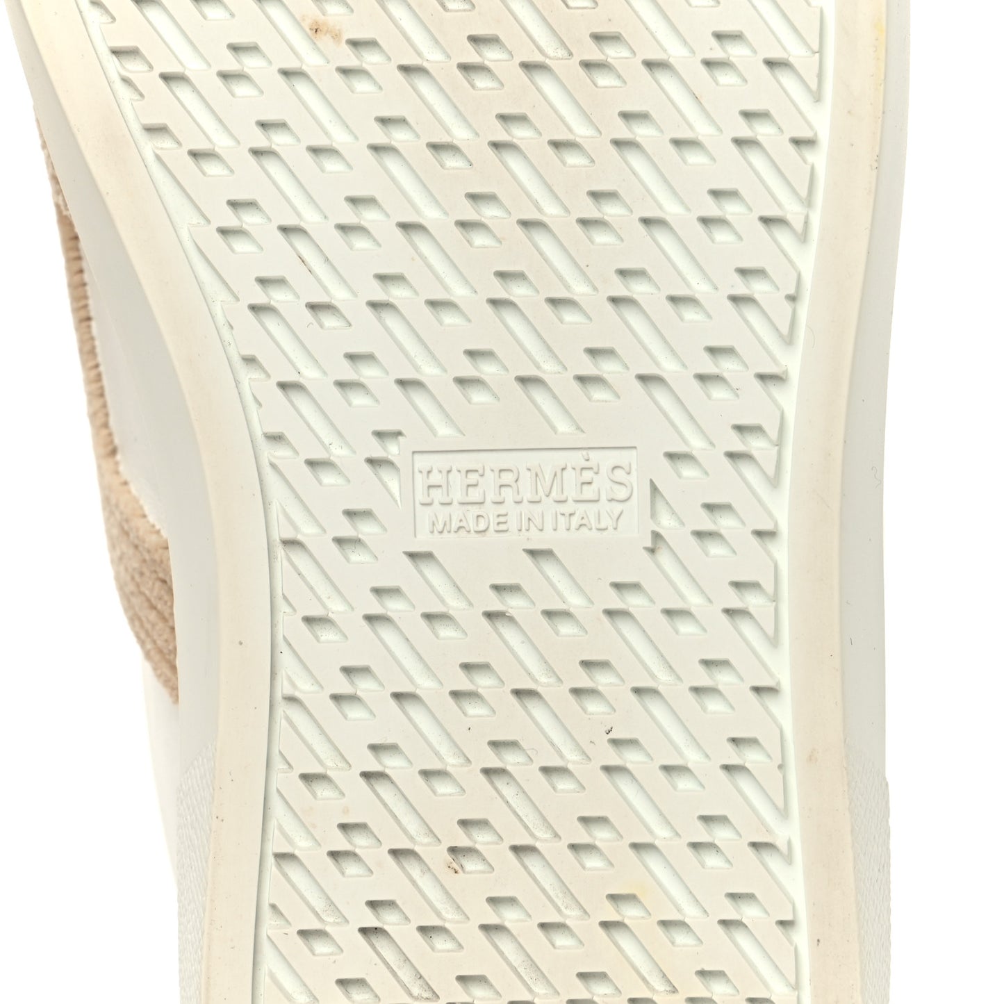 Calfskin Shearling Womens Avantage Sneakers 37.5 White Ecru