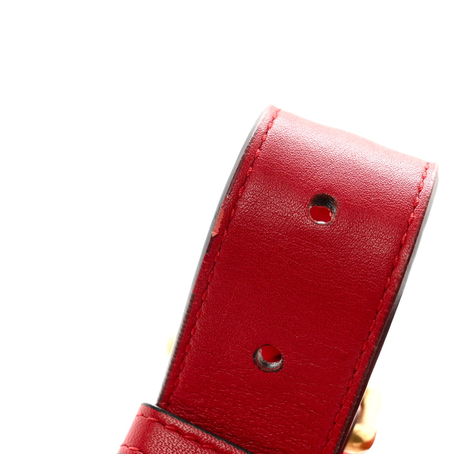 Calfskin Matelasse GG Marmont Belt Bag 85 34 Hibiscus Red