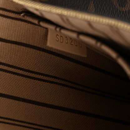 Louis Vuitton Monogram Neverfull MM GM Pochette 7 of 7