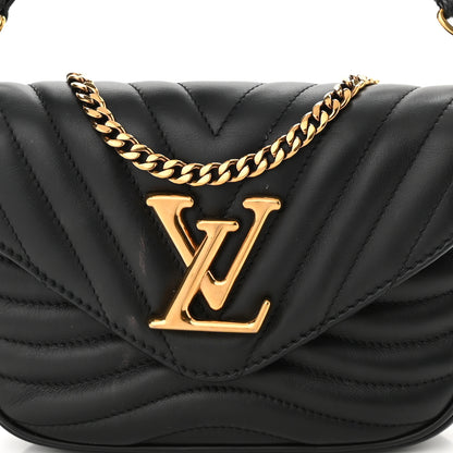Louis Vuitton Calfskin New Wave Multi Pochette Black 7 of 13