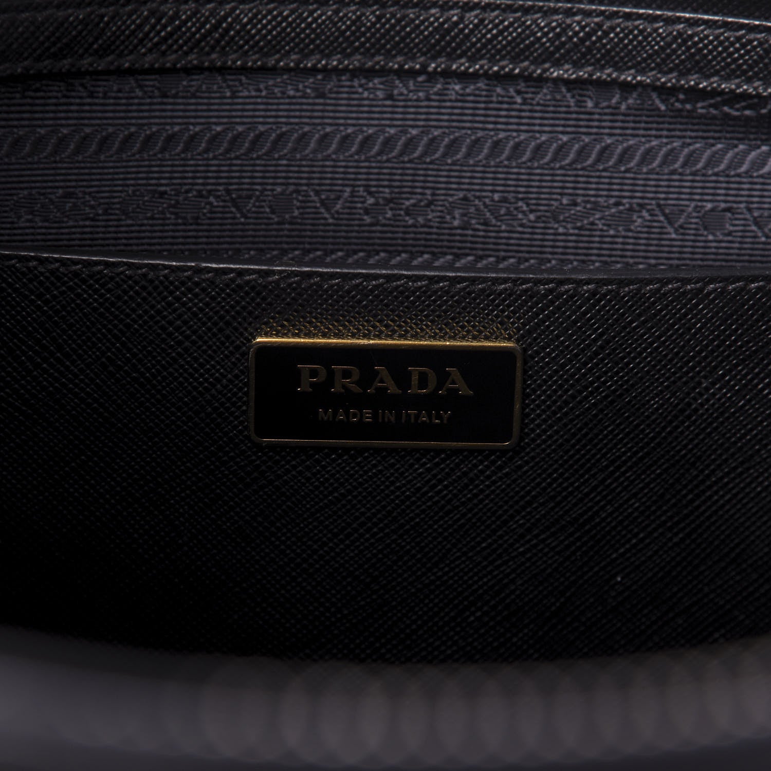 Prada Saffiano Medium Galleria Double Zip Tote Black 9 of 10
