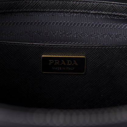 Prada Saffiano Medium Galleria Double Zip Tote Black 9 of 10