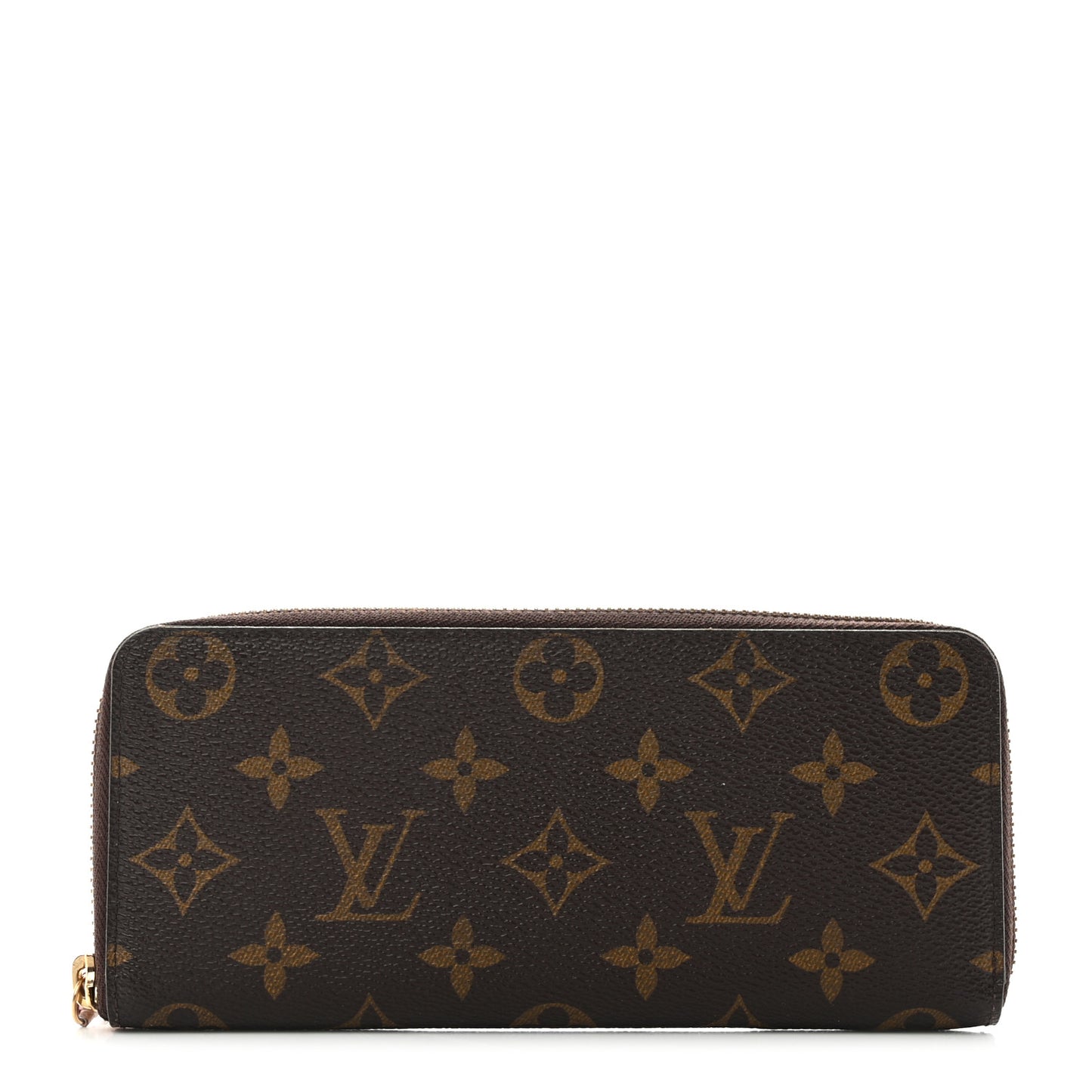 Monogram Clemence Wallet Rose Ballerine
