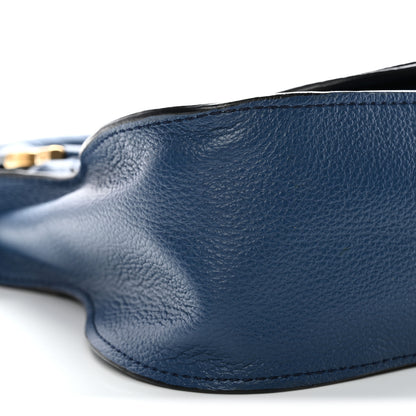 Chloe Calfskin Small Marcie Satchel Deep Denim 9 of 10
