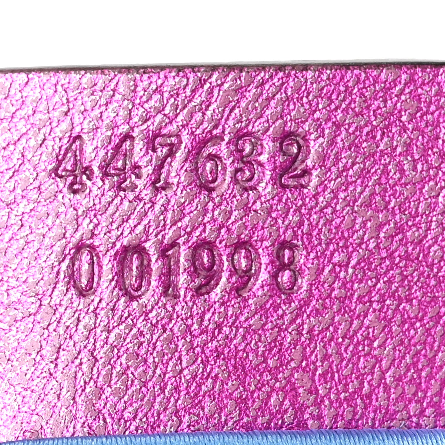 Gucci Laminated Nappa Matelasse Small GG Marmont Chain Shoulder Bag Fuxia Rosso Rosa 7 of 7