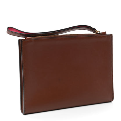 Stella McCartney Alter Nappa Perforated Logo Pouch Cinnamon 3 of 6