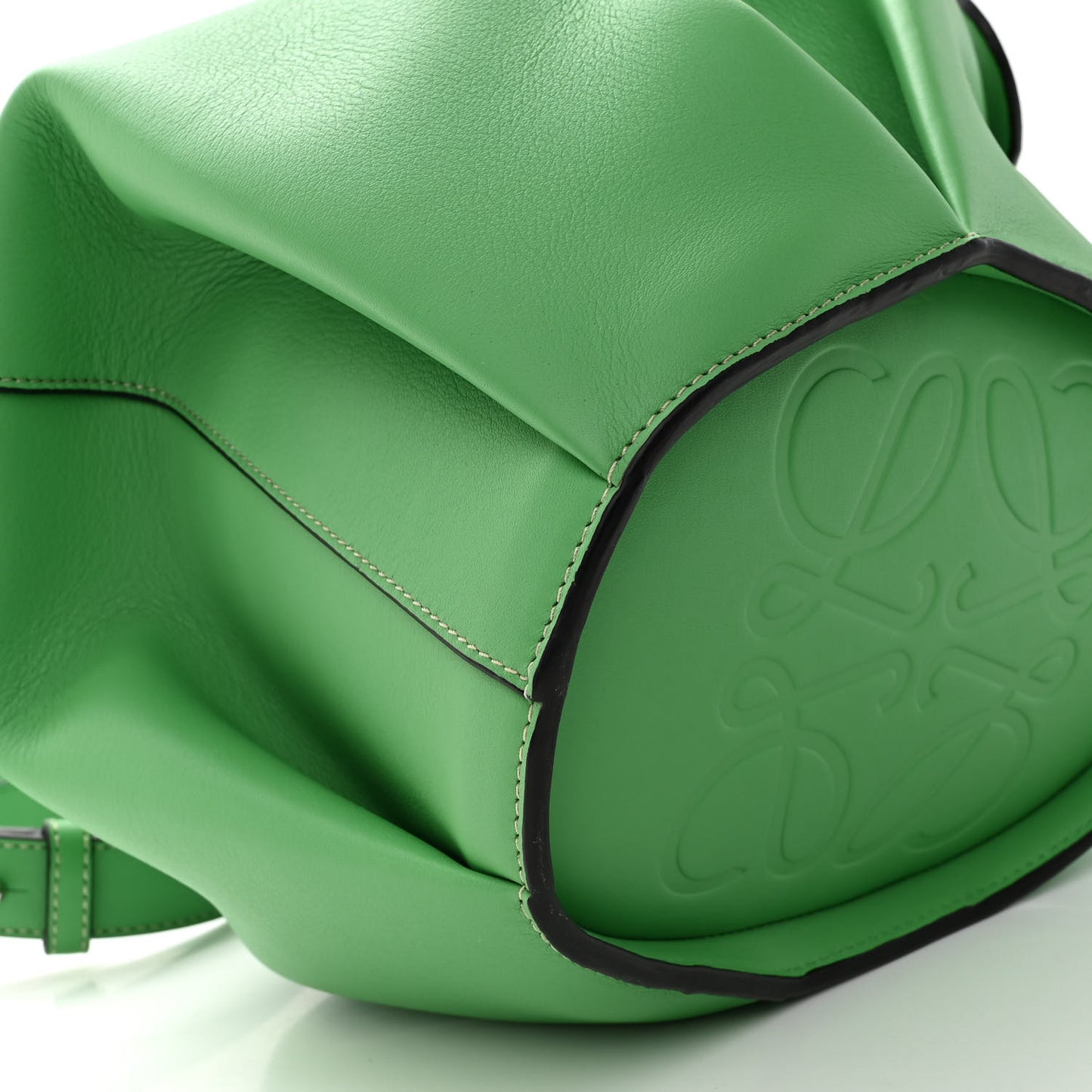 Calfskin Large Elephant Crossbody Bag Apple Green