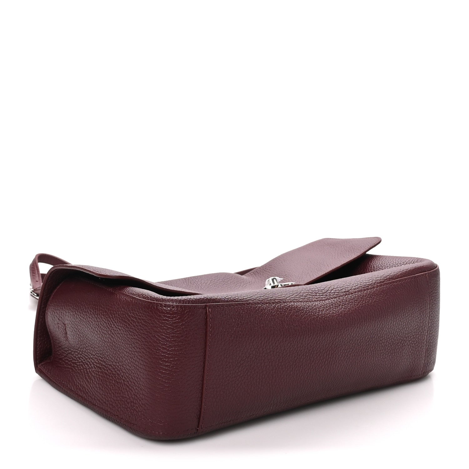 Chanel Grained Calfskin Small Souplissimo Maxi Flap Burgundy 3 of 10