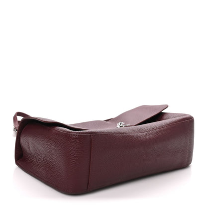 Chanel Grained Calfskin Small Souplissimo Maxi Flap Burgundy 3 of 10
