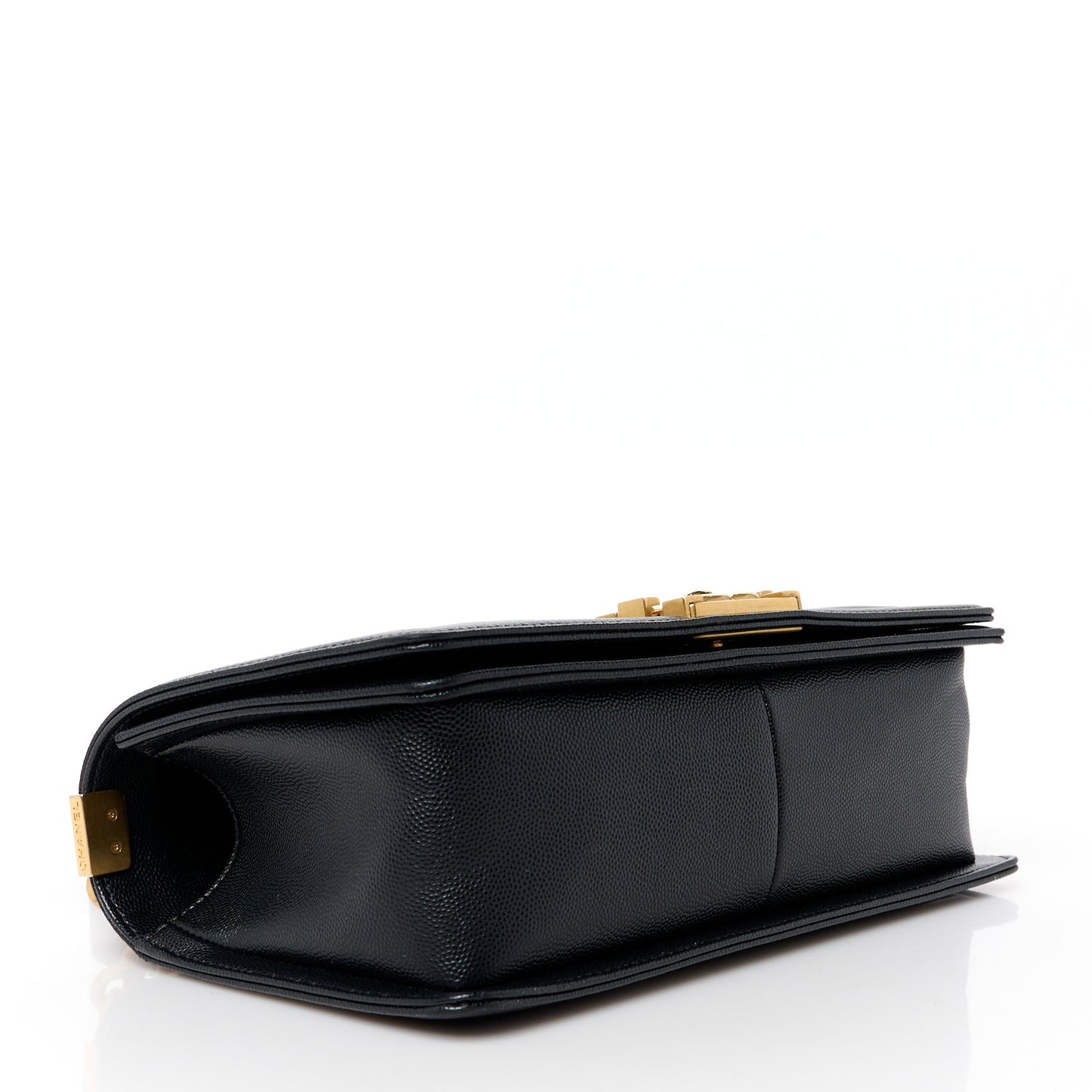 Caviar Quilted Medium Boy Flap Black
