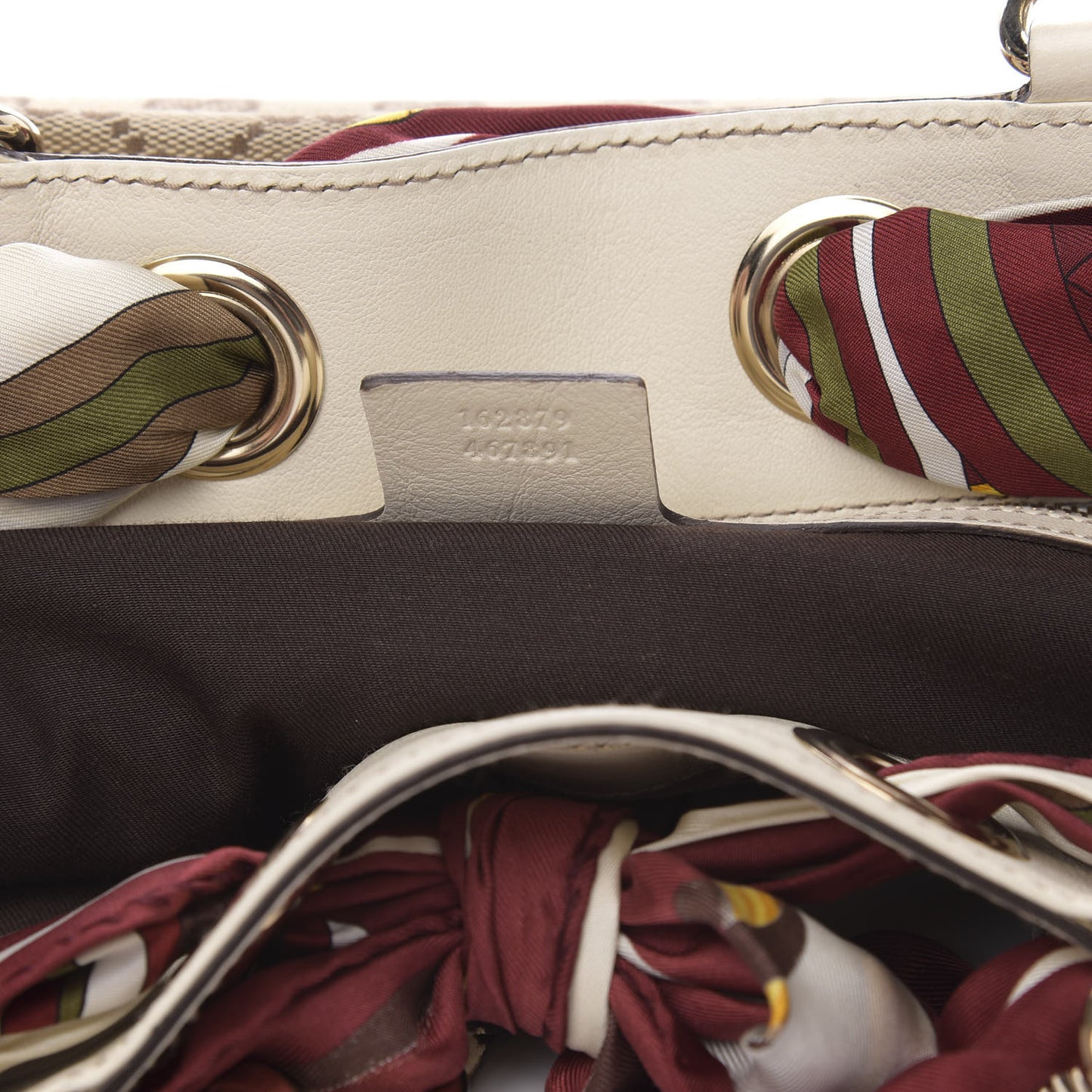 Monogram Medium Positano Tote Off White