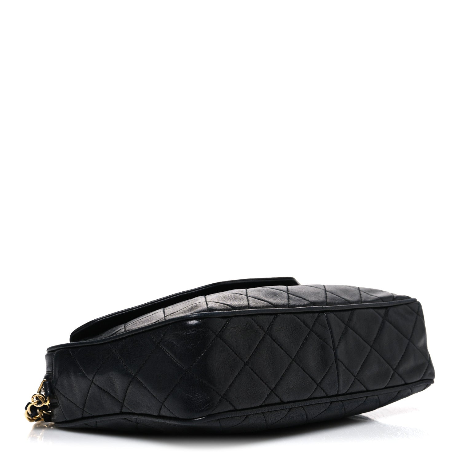 Chanel Lambskin Quilted Tassel Camera Case Navy 4 of 11