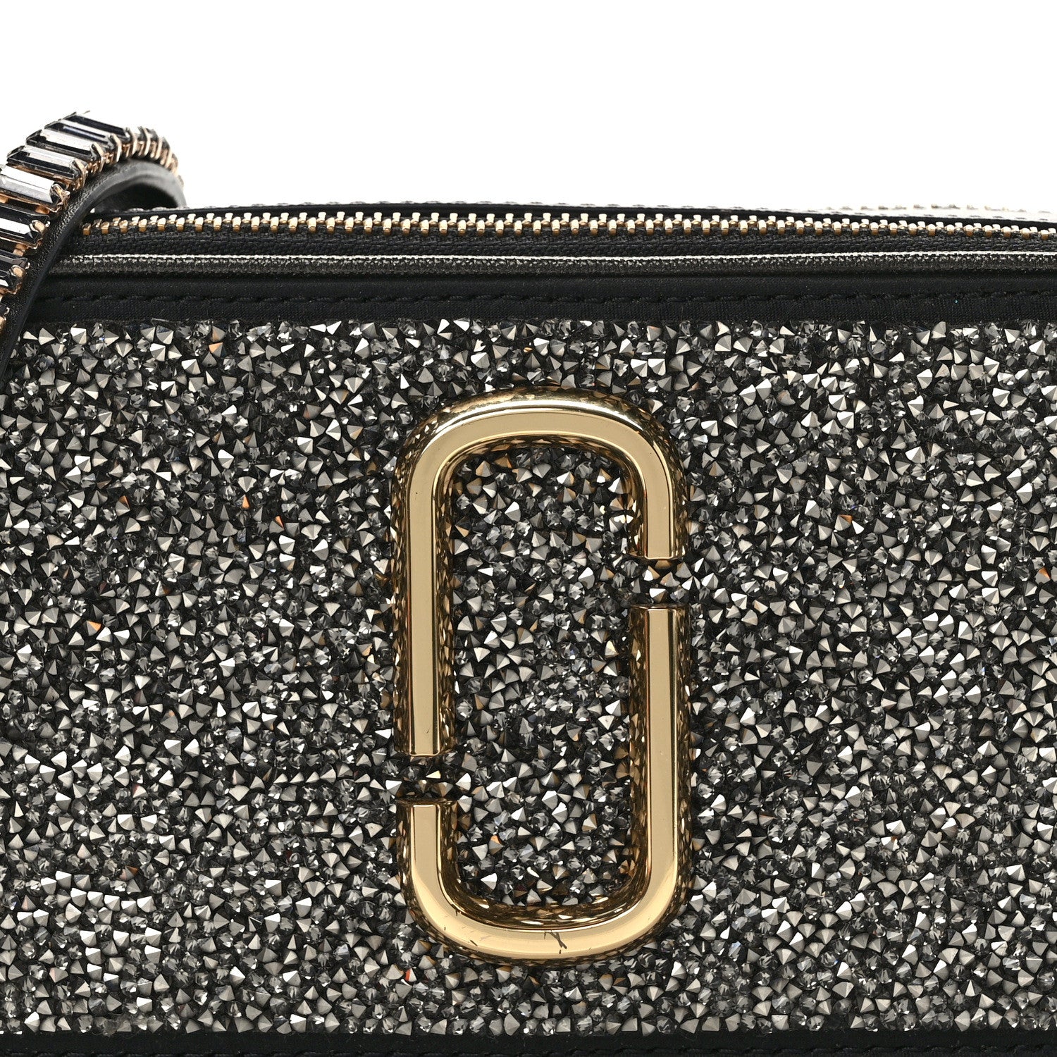 Marc Jacobs Crystal Calfskin Snapshot Camera Bag Grey 9 of 15