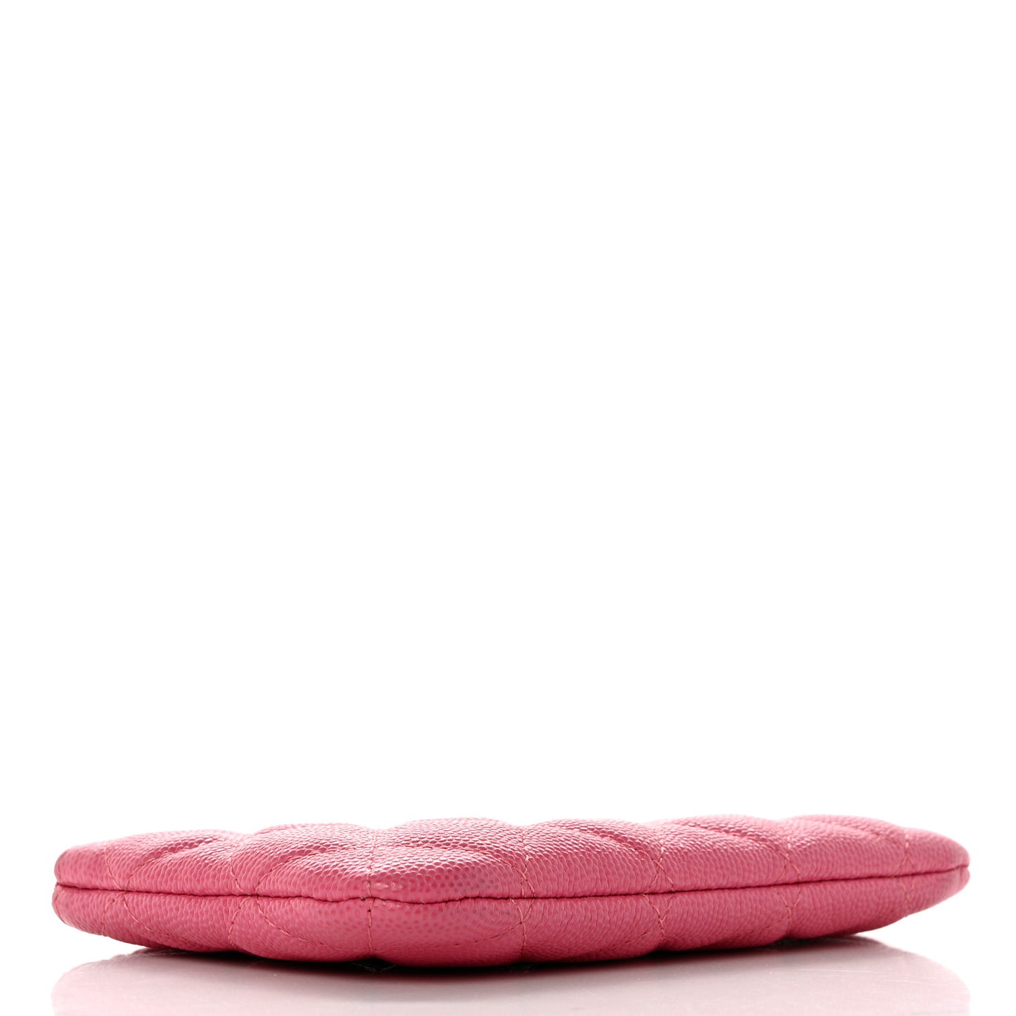 Caviar Quilted Small Cosmetic Case Pink