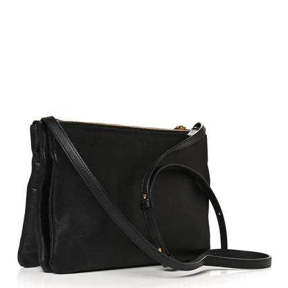 Celine Lambskin Small Trio Crossbody Bag Black 2 of 10