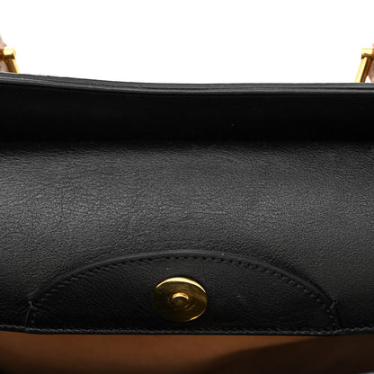 Gucci Wonka Grain Calfskin Medium Diana Tote Bag Black 13 of 14