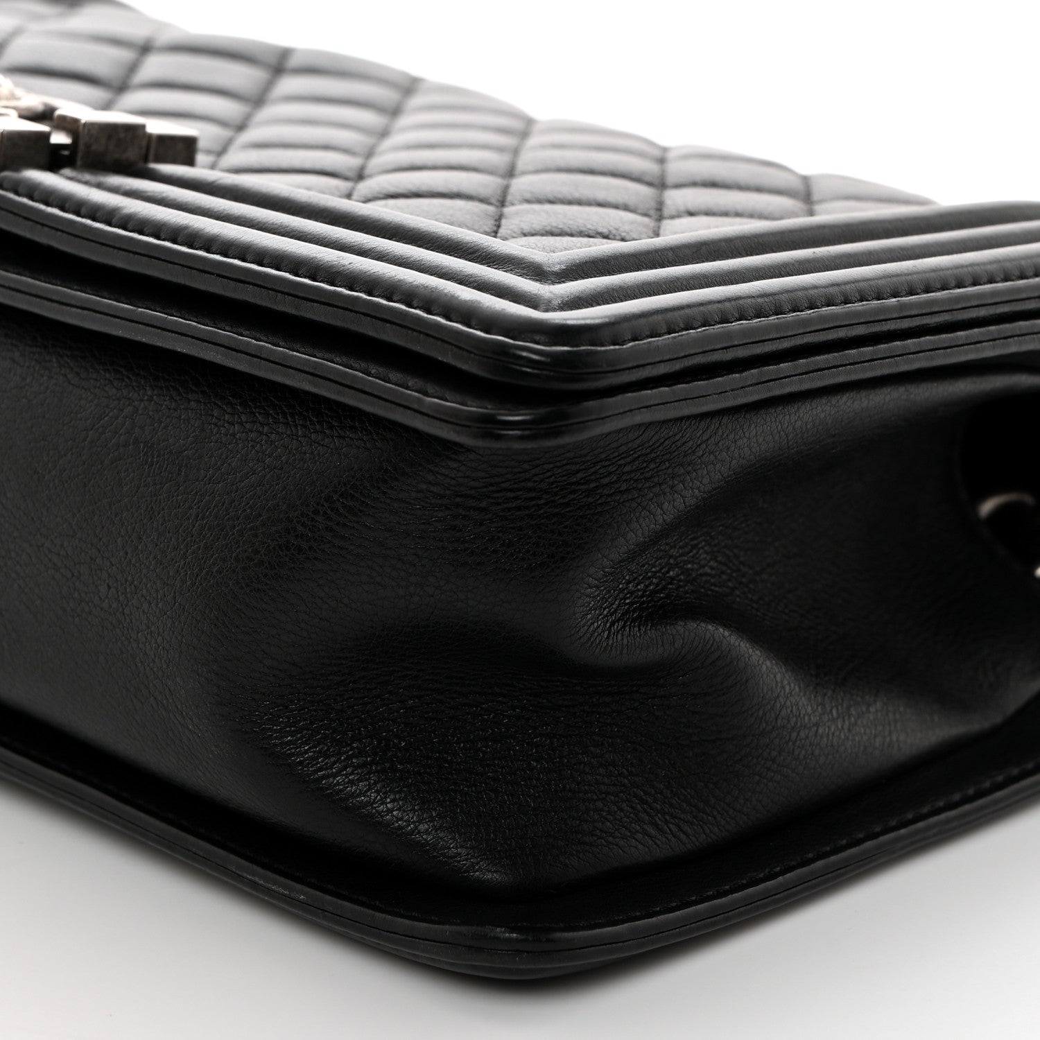 Chanel Calfskin Quilted Medium Boy Flap Black 10 of 10