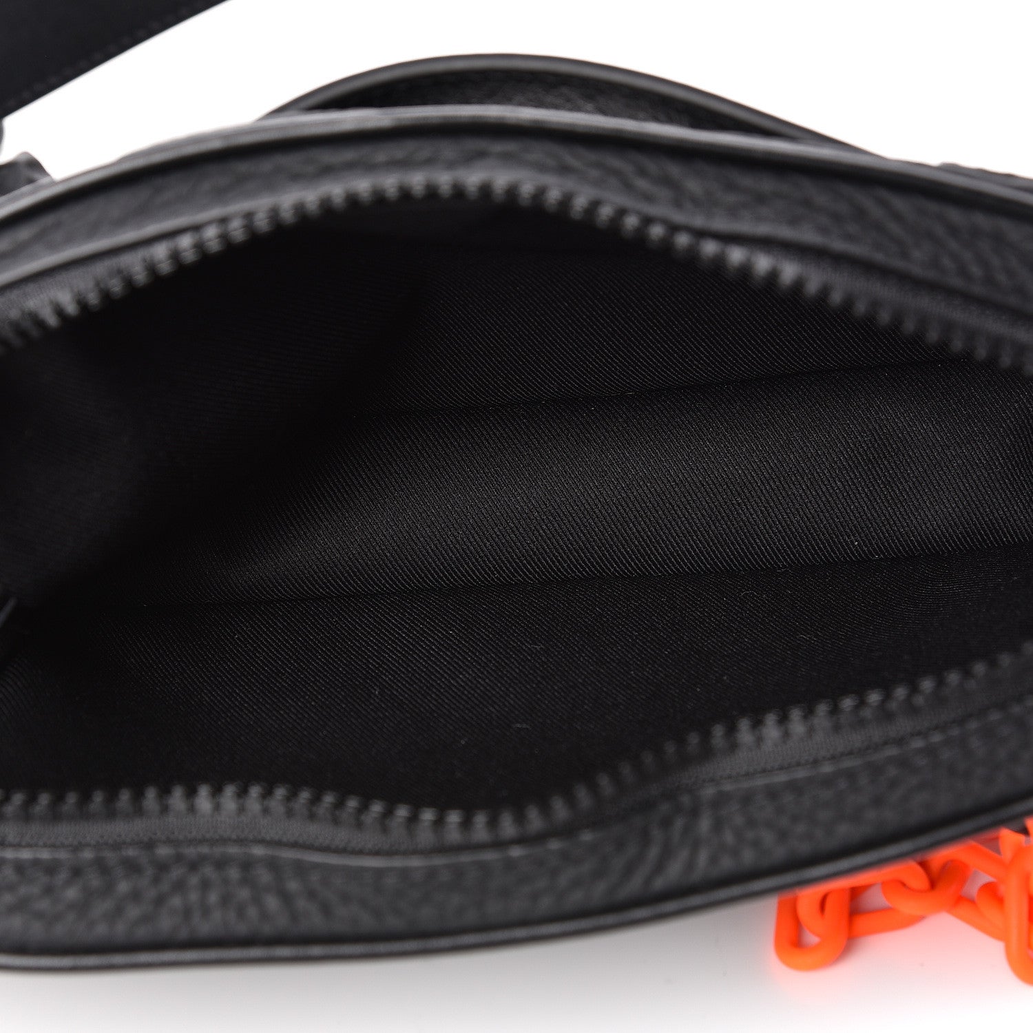 Louis Vuitton Taurillon Monogram Uniformes Solar Ray Soft Pochette Volga Belt Bag Black 5 of 9