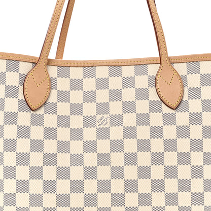 Louis Vuitton Damier Azur Neo Neverfull MM Rose Ballerine 8 of 11