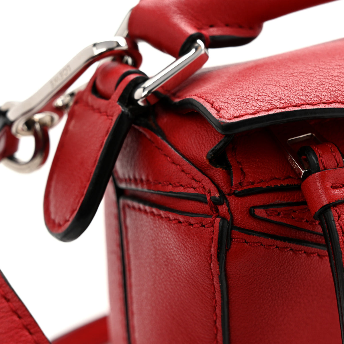 Loewe Calfskin Mini Puzzle Bag Pomodoro 13 of 13