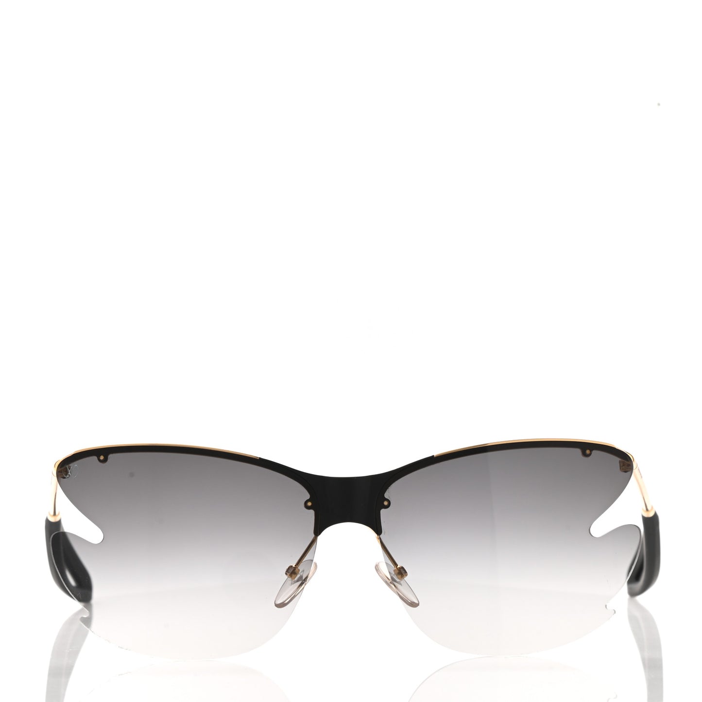 Bohemian Vuittony Square Sunglasses Z1233E Silver Mirror