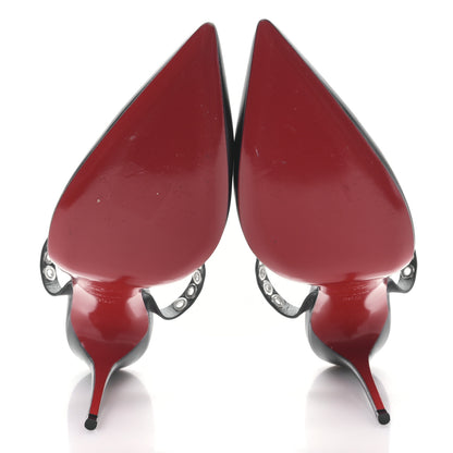 Christian Louboutin Calfskin Embellished Pumpaclou 100 Pumps 39.5 Black 5 of 7