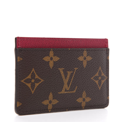 Louis Vuitton Monogram Card Holder Fuchsia 2 of 5