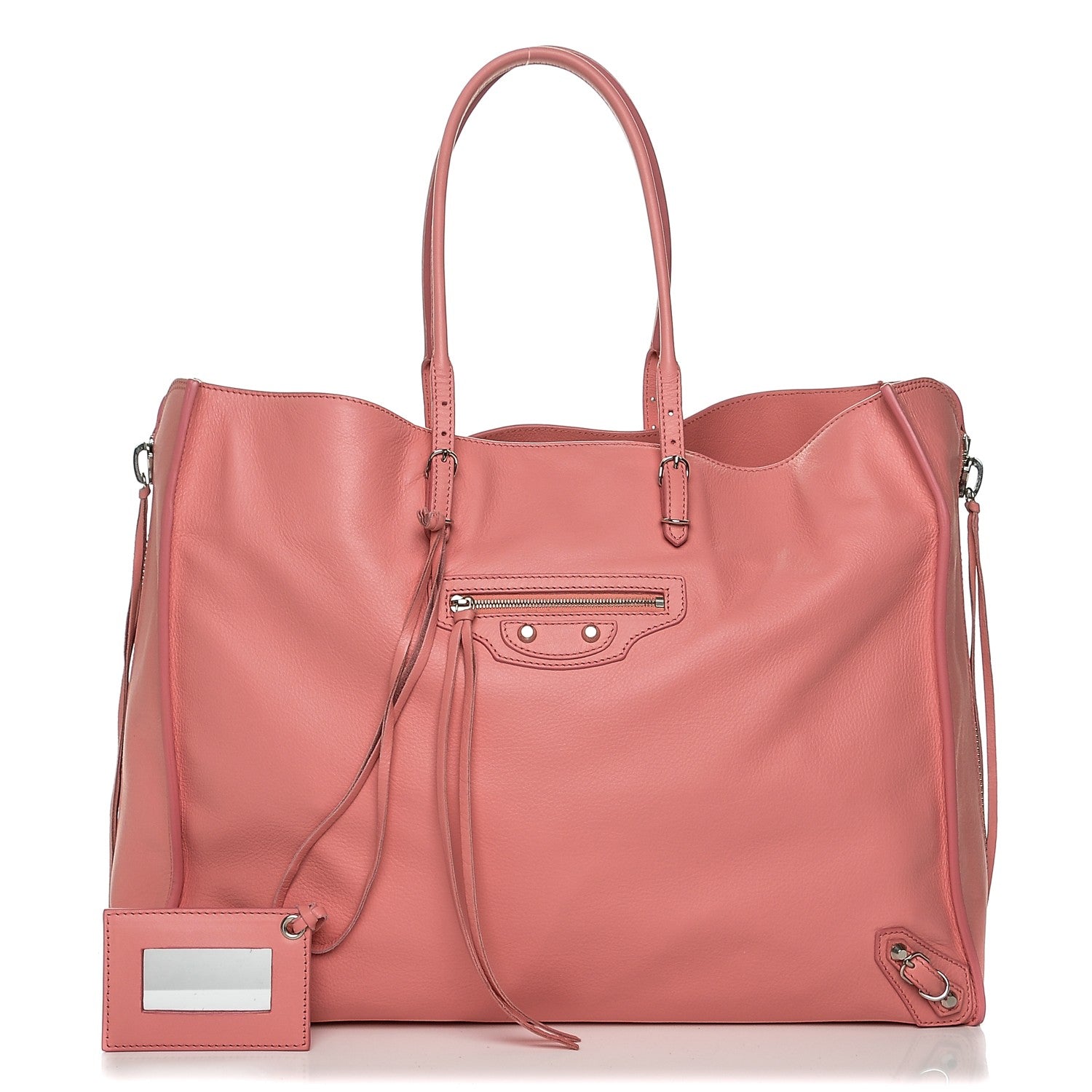 Balenciaga Veau Papier A4 Zip Around Tote Rose Flamingo 1 of 6
