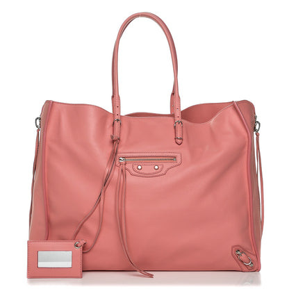 Balenciaga Veau Papier A4 Zip Around Tote Rose Flamingo 1 of 6