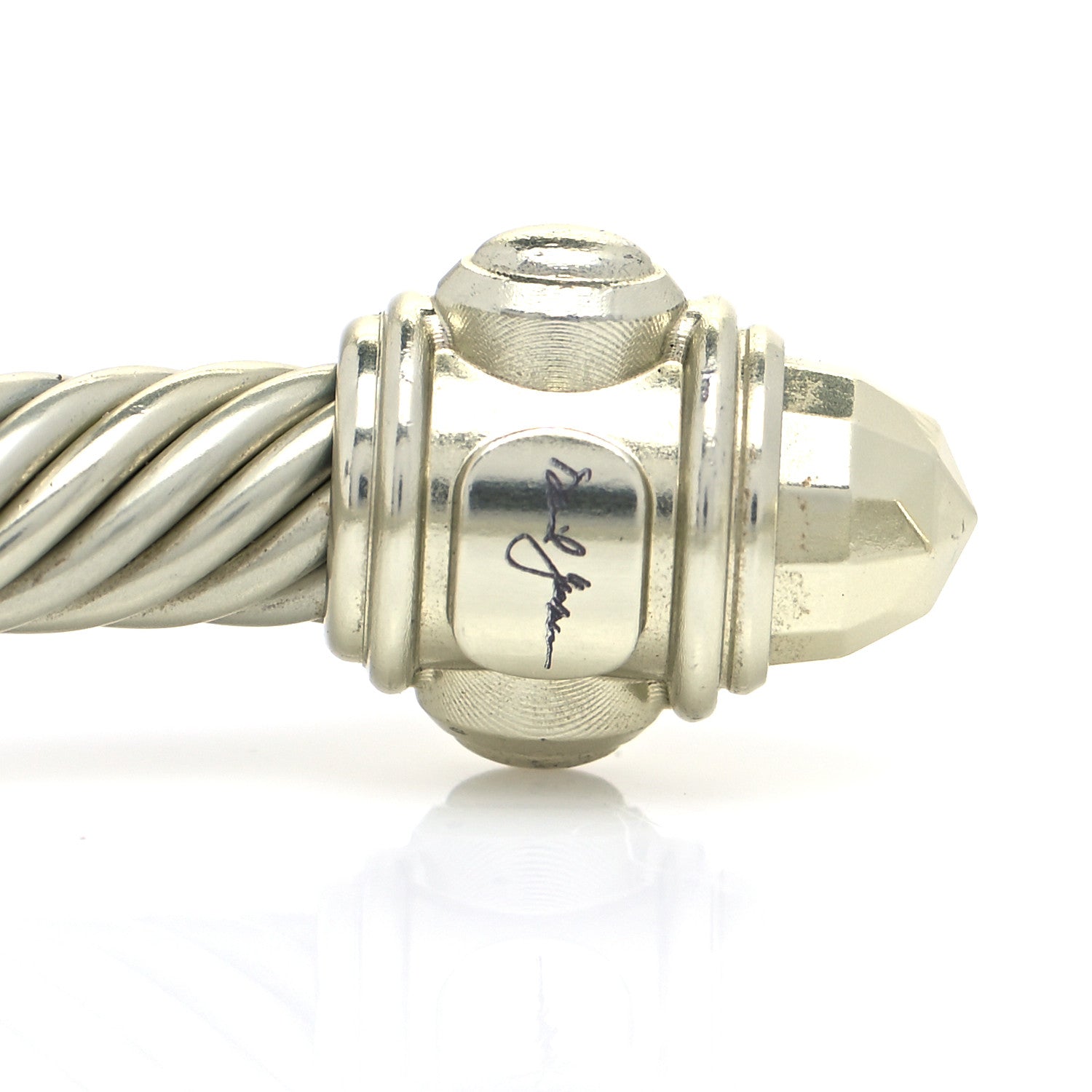 David Yurman Aluminum 5mm Renaissance Bracelet Pale Gold 5 of 6