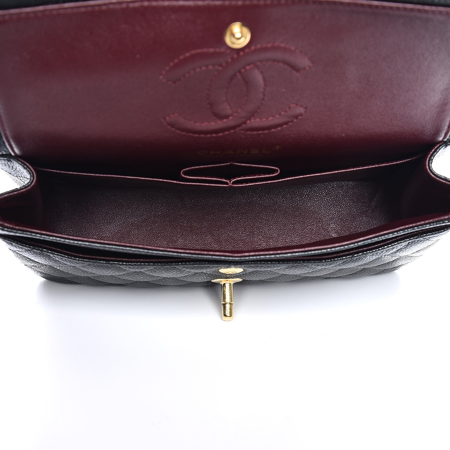 Chanel Caviar Quilted Small Double Flap Black 5 of 8