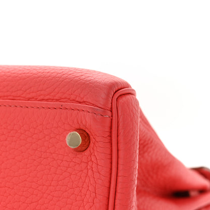 Hermes Togo Kelly Retourne 32 Rouge Pivoine 12 of 13